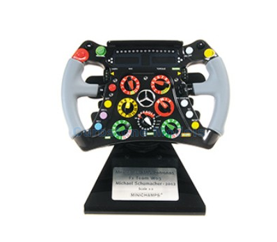 Accessoire 1:2 | Minichamps 251120007 | MERCEDES AMG PETRONAS F1 TEAM W03 Steering Wheel 2012 - M.Schumacher