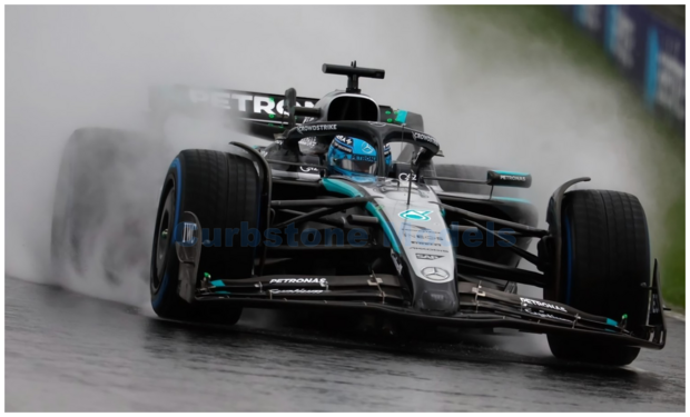 Modelauto 1:64 | Spark Y420 | Mercedes AMG Petronas Formula One Team W16 E-Performance 2025 #63 - G.Russell