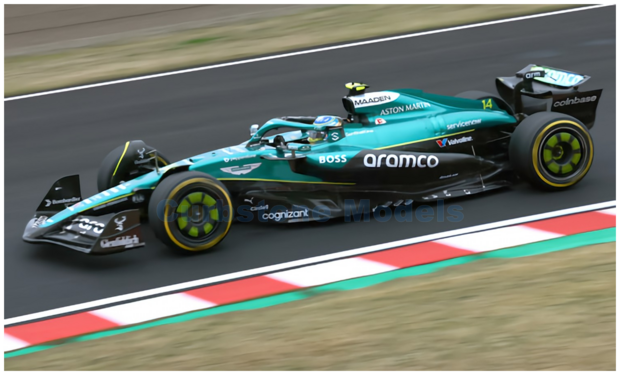 Modelauto 1:64 | Spark Y437 | Aston Martin Aramco F1 Team AMR25 2025 #14 - F.Alonso