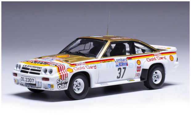 Modelauto 1:43 | IXO-Models RAC443.22 | Opel Manta 400 | GM Dealer Sport / Shell Oils 1984 #37 - B.Fisher - A.Frazer