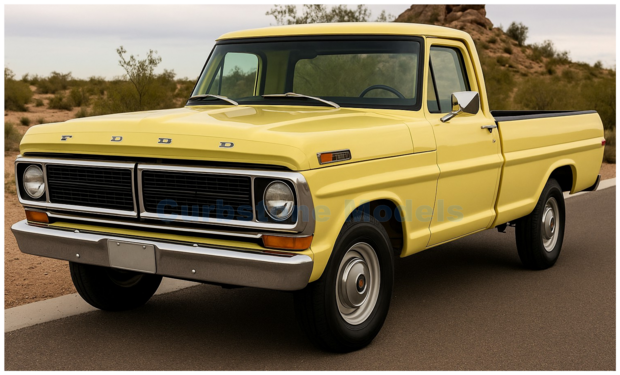 Modelauto 1:43 | IXO-Models CLC611N.22 | Ford F100 Bright Yellow 1978