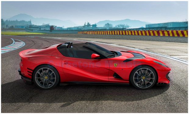 Modelauto 1:43 | Looksmart LS531B | Ferrari 812 Competizione A Rosso Corsa