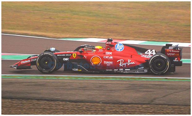 Modelauto 1:18 | BBR Models BBR231T44 | Scuderia Ferrari SF-23 2025 #44 - L.Hamilton