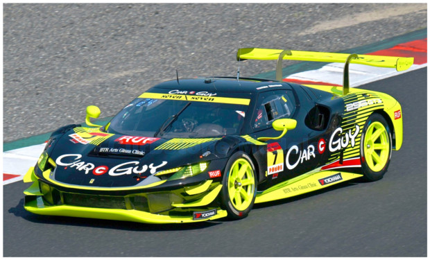 Modelauto 1:43 | Looksmart LSSGT25007 | Ferrari 296 GT3 | Carguy MKS Racing 2025 #7