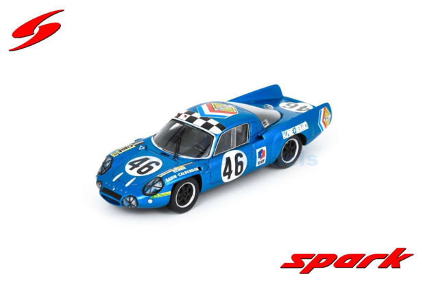 Modelauto 1:43 | Spark S5695 | Alpine A210 | Ecurie Savin-Calberson 1969 #46 - A.Leguellec - B.Tramont