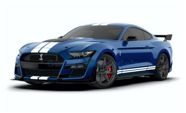 Modelauto 1:18 | Maisto 31388B | Ford Mustang Shelby Kona Blue / White 2020