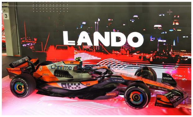 Modelauto 1:43 | Minichamps 537246104 | McLaren MCL38 | MCLAREN FORMULA 1 TEAM 2024 #4 - L.Norris