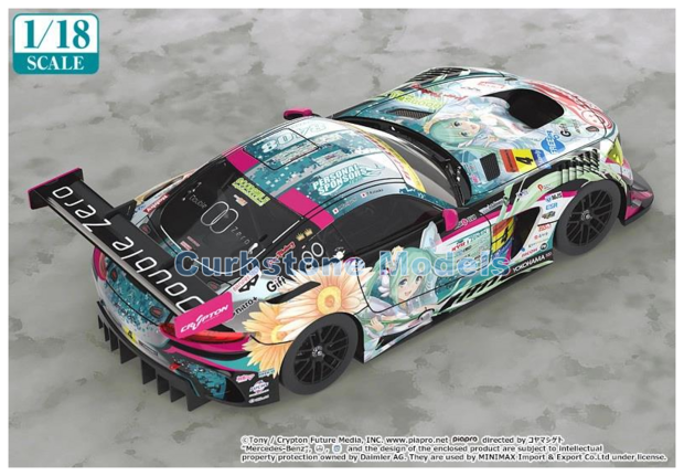 Modelauto 1:18 | Good Smile Company GSGR84254 | Mercedes Benz AMG GT3 | Goodsmile Racing 2017 #4 - N.Taniguchi - T.Kataoka