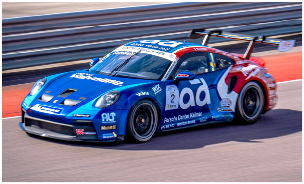 Modelauto 1:43 | Spark S6298 | Porsche 911 GT3 Cup | Micke Kågered Racing 2024 #2 - L.Sundahl