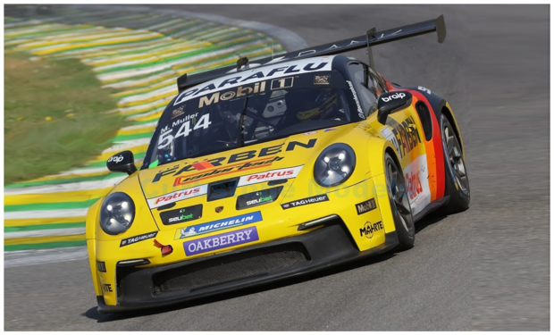 Modelauto 1:43 | Spark S6299 | Porsche 911 GT3 Cup | Brandt Racing 2024 #544 - M.Müller
