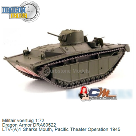 Militair voertuig 1:72 | Dragon Armor DRA60522 | LTV-(A)1 Sharks Mouth, Pacific Theater Operation 1945