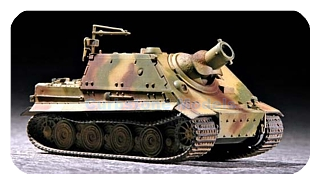 Militair voertuig 1:72 | Trumpeter TR 07247 | Sturm Tiger 38cm R61 Mortar