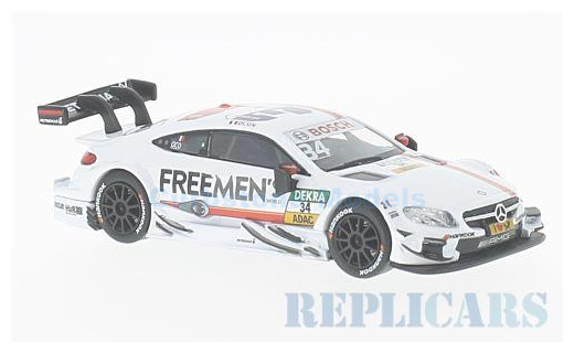 Modelauto 1:43 | RMZ Hobby UNF440999D-GPH | Mercedes Benz AMG C 63 #34 - E.Ocon
