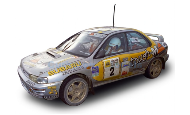 Modelauto 1:18 | Sunstar 5601 | Subaru Impreza 555 | Fisher Engineering 2004 #2 - B.Fisher - R.Kennedy