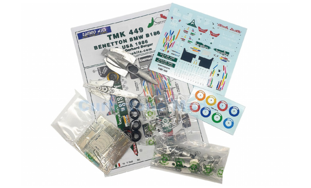 Modelauto 1:43 | Tameo TMK449 | Benetton Sport F1 Team B186 BMW 1986 - G.Berger - T.Fabi