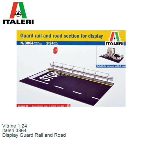Vitrine 1:24 | Italeri 3864 | Display Guard Rail and Road
