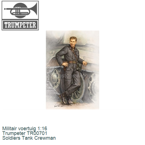 Militair voertuig 1:16 | Trumpeter TR00701 | Soldiers Tank Crewman