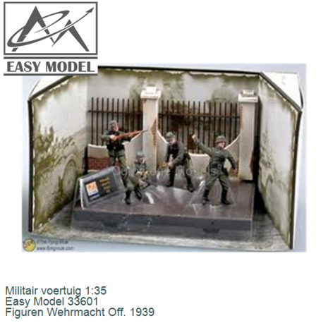 Militair voertuig 1:35 | Easy Model 33601 | Figuren Wehrmacht Off. 1939