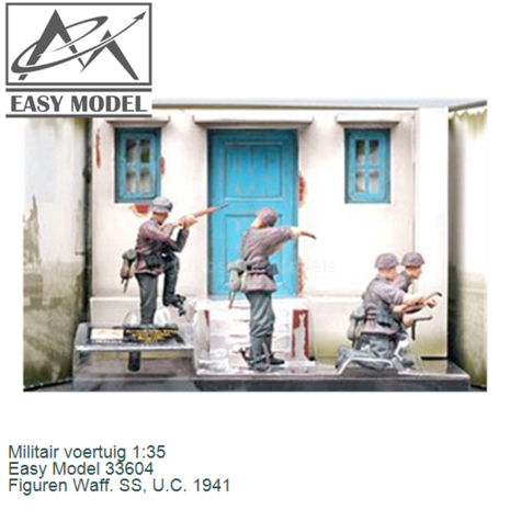 Militair voertuig 1:35 | Easy Model 33604 | Figuren Waff. SS, U.C. 1941