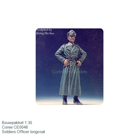Bouwpakket 1:35 | Coree CE0048 | Soldiers Officer longcoat