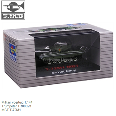 Militair voertuig 1:144 | Trumpeter TR00623 | MBT T-72M1