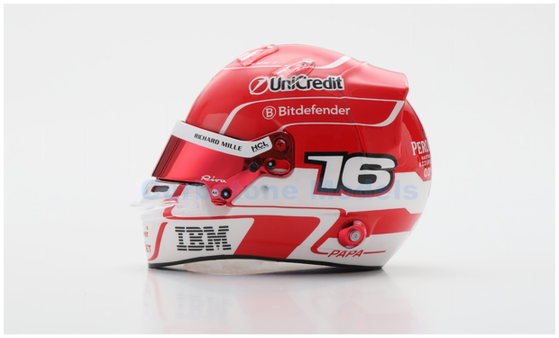 Helm 1:5 | Looksmart LSHEL009 | Bell Helmet | Scuderia Ferrari 2025 #16 - C.Leclerc