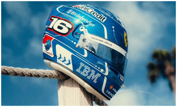 Helm 1:5 | Looksmart LSHEL014 | Bell Helmet | Scuderia Ferrari 2025 #14 - C.Leclerc