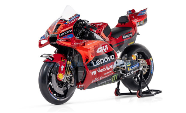 Motorfiets 1:18 | Maisto 36398B | Ducati Lenovo Team Desmosedici GP24 2024 #1 - F.Bagnaia
