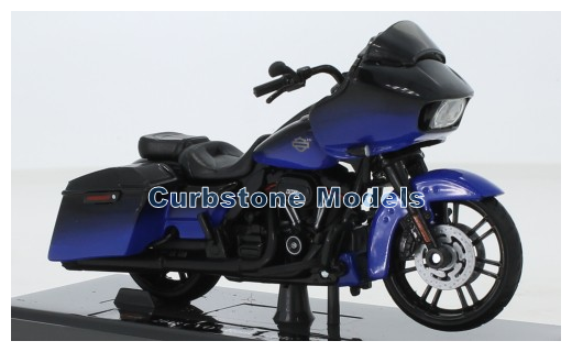 Motorfiets 1:18 | Maisto 20-19136 | Harley Davidson CVO Road Glide Blue and Black 2018