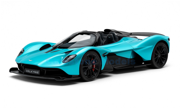 Modelauto 1:18 | Spark 18S1035 | Aston Martin Valkyrie Spider Turquoise Metallic 2024