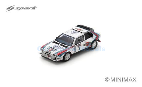 1:18 | Spark 18S1040 | Lancia Martini Racing Delta S4 1985 #3 - M.Alen - I.Kivimäki