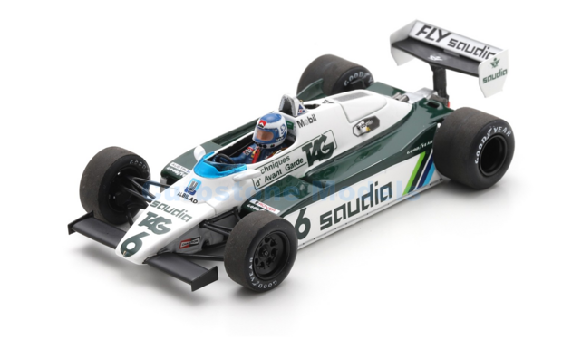 Modelauto 1:43 | Spark S7498 | Williams FW08 1982 #6 - K.Rosberg