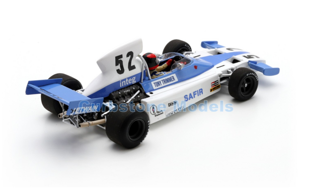 Modelauto 1:43 | Spark S5749 | Safir Engineering RJ02 1975 #52 - T.Trimmer