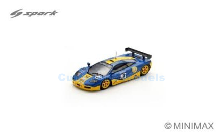 Modelauto 1:43 | Spark UK039 | McLaren F1 GTR | Lanzante Motorsport 1996 #3 - I.Flux  - J.Ulrich