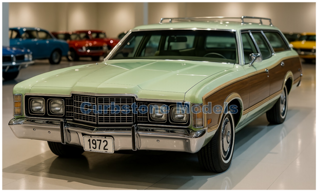Modelauto 1:43 | IXO-Models CLC608N.22 | Ford LTD Country Squire Bright Green 1972