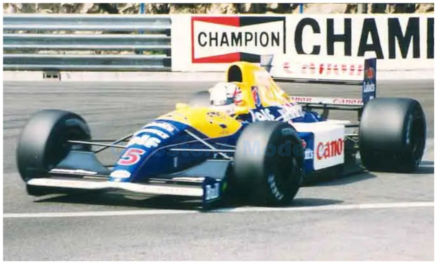 Modelauto 1:12 | GP Replicas GP1228A | Williams Racing FW14b 1992 #5 - N.Mansell