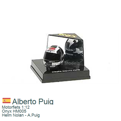 Motorfiets 1:12 | Onyx HM005 | Helm Nolan - A.Puig
