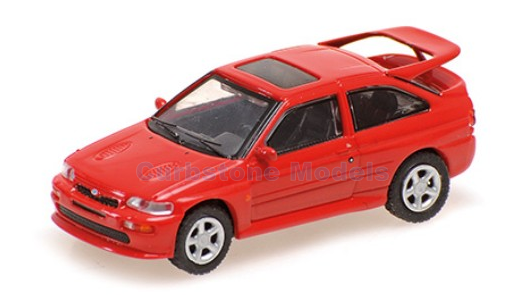 Modelauto 1:87 | Minichamps 870084020 | Ford escort cosworth red 1992