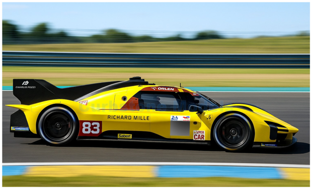 1:43 | Looksmart LSLM202583 | Ferrari 499P | AF Corse 2025 #83 - Y.Yifei - P.Hanson - R.Kubica