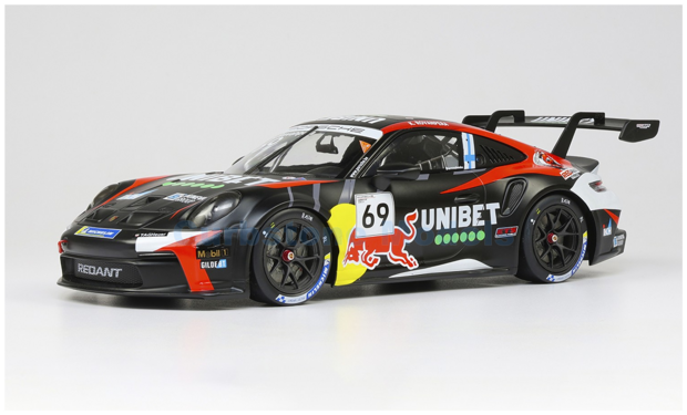 Modelauto 1:18 | IXO-Models 18RMC226.22 | Porsche 911 GT3 Cup 2024 #69 - K.Rovanperä