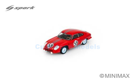 Modelauto 1:43 | Spark S8346 | DB HBR4 Panhard | Equipe Faucher 1959 #59 - J.Faucher - G.Lafargue