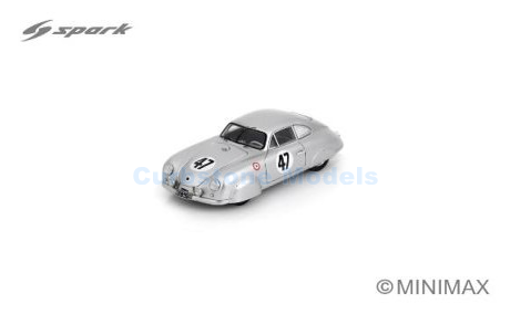 Modelauto 1:43 | Spark S9702 | Porsche 356 SL S1.5 | Ecuipe Lachaize 1952 #47 - A.Lachaize - E.Martin