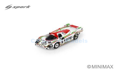 Modelauto 1:43 | Spark S9867 | Porsche 956 | Brun Motorsport 1985 #18 - O.Larrauri - M.Signala - G.Tarquini