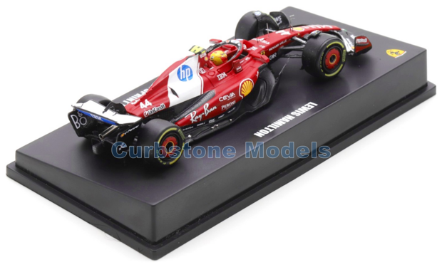 Modelauto 1:64 | Looksmart LS64025 | Scuderia Ferrari SF-25 2024 #44 - L.Hamilton