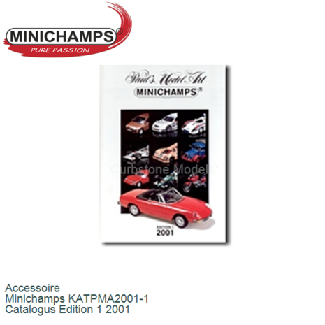 Accessoire  | Minichamps KATPMA2001-1 | Catalogus Edition 1 2001