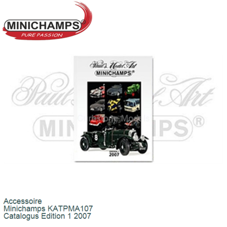 Accessoire  | Minichamps KATPMA107 | Catalogus Edition 1 2007