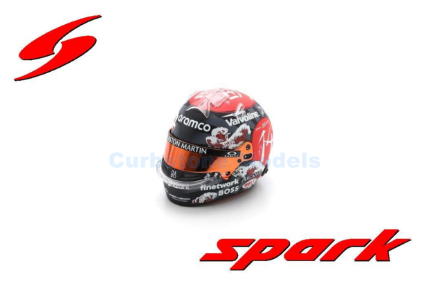 Helm 1:5 | Spark 5HF178 | Bell Helmet | Aston Martin F1 2024 #14 - F.Alonso