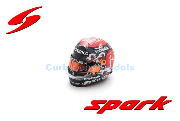 Helm 1:5 | Spark 5HF178 | Bell Helmet | Aston Martin F1 2024 #14 - F.Alonso