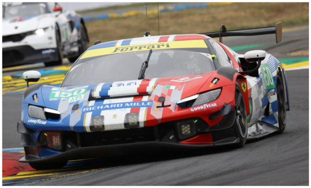 Modelauto 1:43 | Looksmart LSLM196 | Ferrari 296 LMGT3 | Richard Mille - AF-Corse 2025 #150 - C.Toledo  - L.Wadoux - R.Agostini