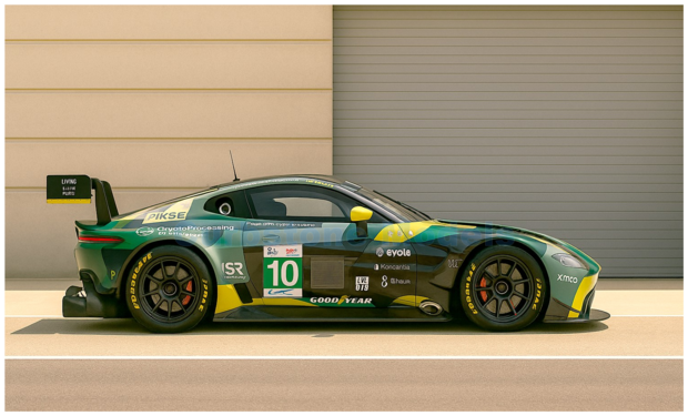 Modelauto 1:43 | Spark 25LM10 | Aston Martin Vantage AMR GT3 Evo LMGT3 | Heart of Racing Team 2025 #27 - E.Barrichello - V.Hass